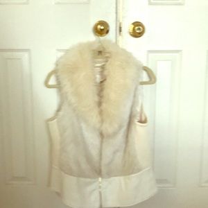 Women’s faux fur vest
